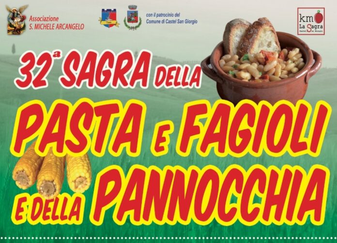 La Sagra della pasta e fagioli e della pannocchia a Castel San Giorgio dal 25 al 28 agosto 2022