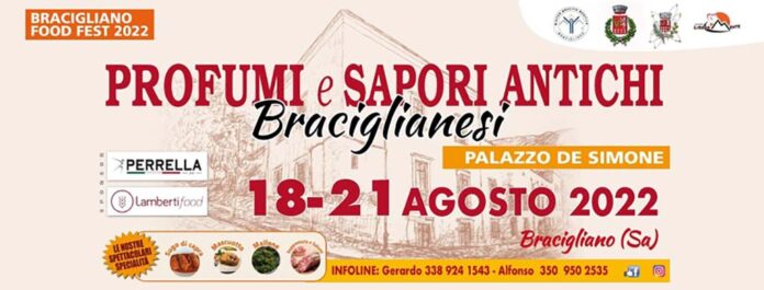 Dal 18 al 21 agosto 2022 Profumi e Sapori Antichi Braciglianesi 