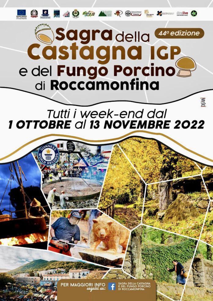 A Roccamonfina la “Sagra della Castagna e dei Funghi Porcini”