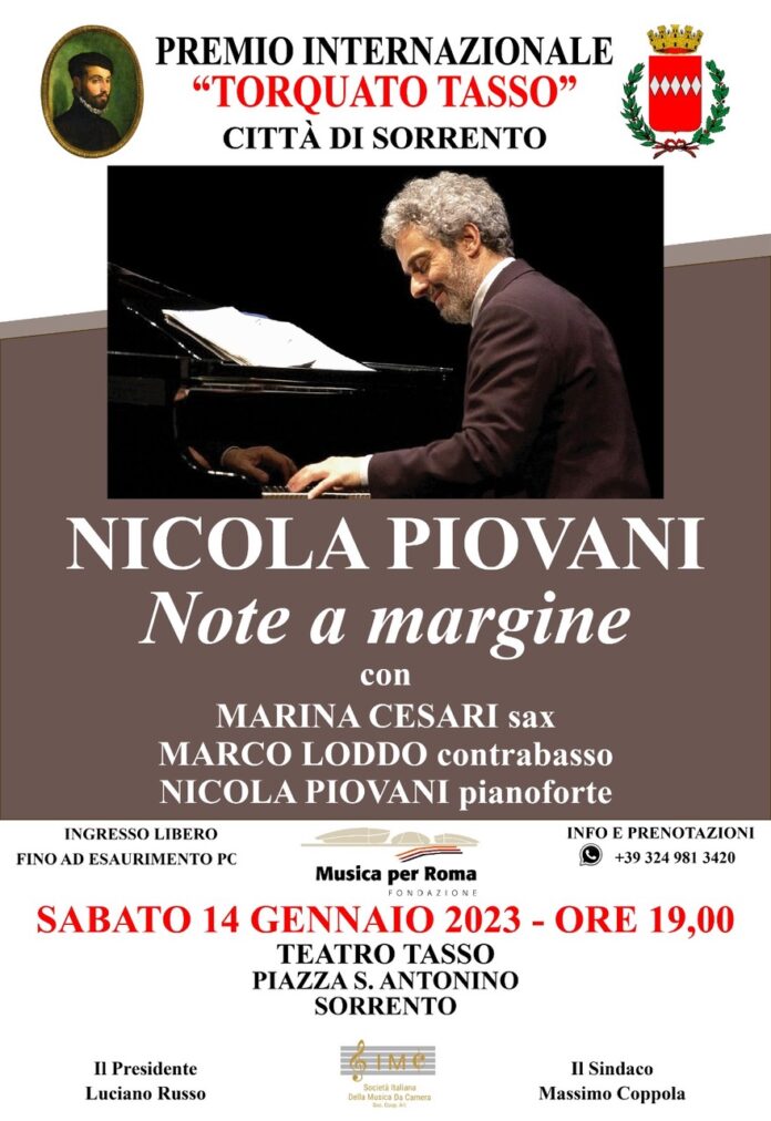 A Sorrento Nicola Piovani in concerto con 