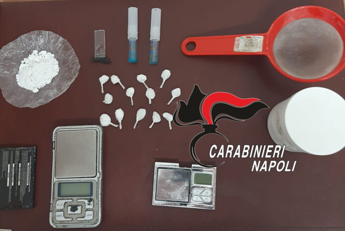 Poggiomarino: confezionava cocaina in casa. 57enne arrestato dai Carabinieri
