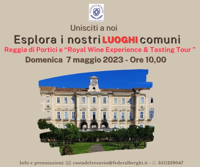 “Luoghi Comuni”, tappa a Portici: Reggia, Orto botanico e Museo del vino con degustazione