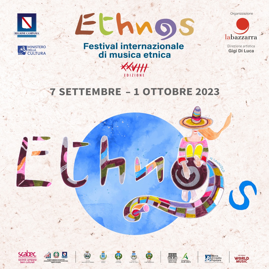Ethnos Festival, la 28esima edizione tra Napoli e 5 comuni della costa  vesuviana con artisti da