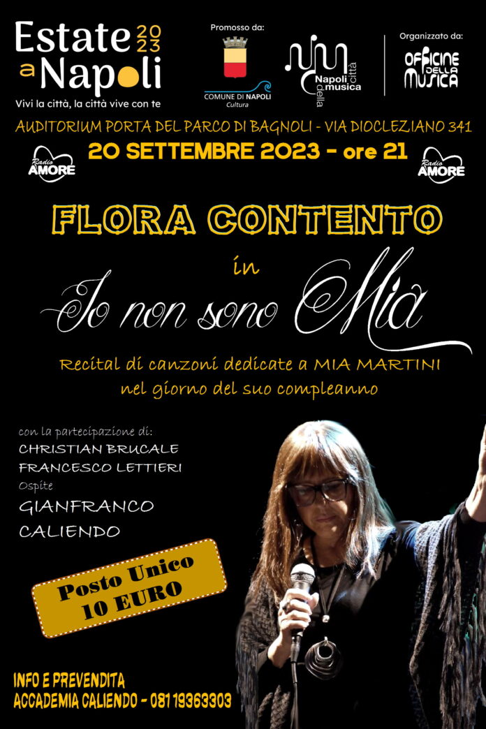 Flora Contento celebra la grande Mia Martini con un concerto: “Io non sono Mia”