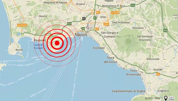 Nuovo sciame sismico nei Campi Flegrei, scossa 2.8