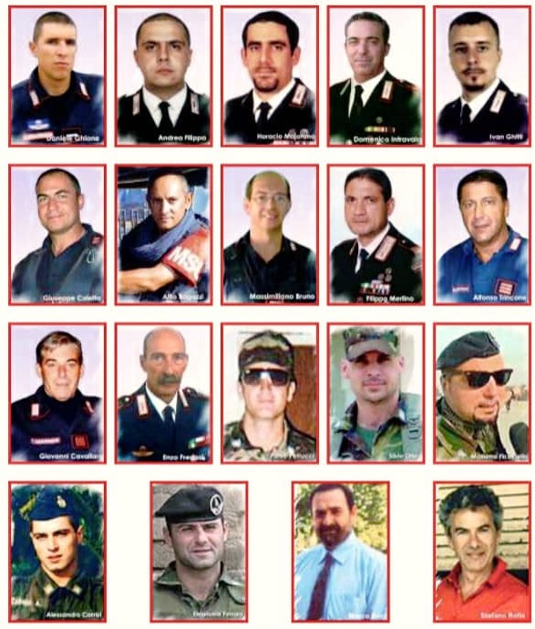 Brusciano: Ricordo dei Caduti di Nassiriya 12 Novembre 2003