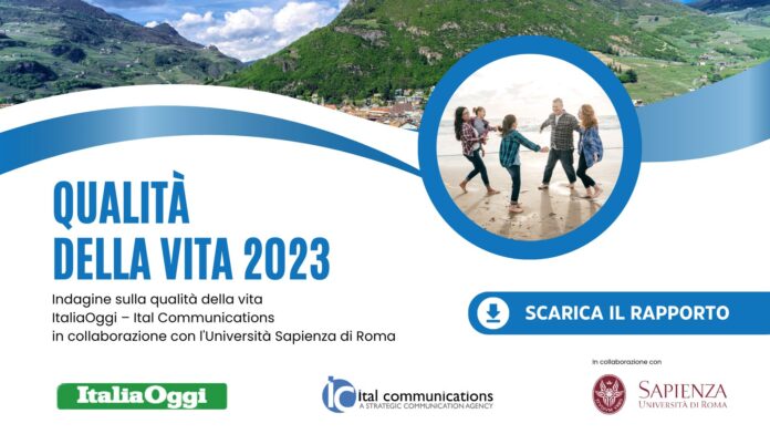 Indagine ItaliaOggi-Ital Communications 2023. Bolzano in testa per qualità della vita, ultima Crotone