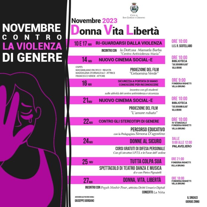 San Giorgio a Cremano: diritti umani e contrasto alla violenza sulle donne.