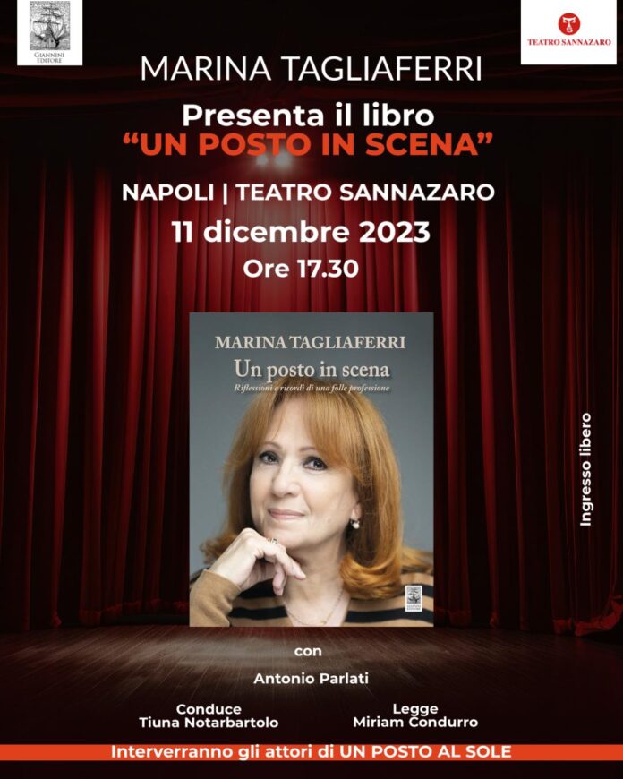 “Un posto in scena”, il libro sulla vita e sul teatro di Marina Tagliaferri
