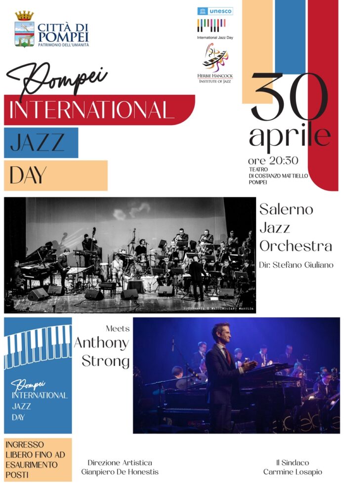 Il “gentleman” del jazz Anthony Strong a Pompei per l’International Jazz Day